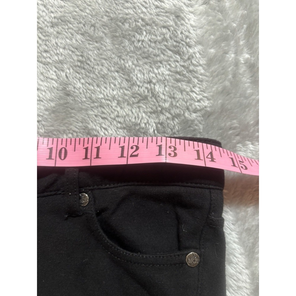 BKE Buckle Pants Women's Casuals Ponte Black Size 7 Slim - Picture 7 of 9